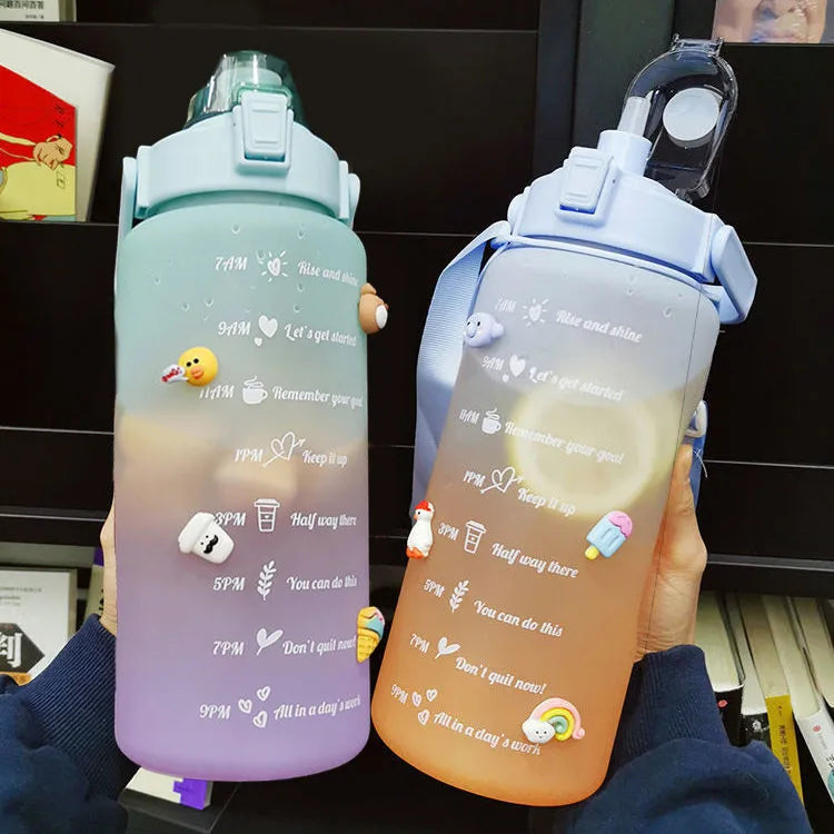 Botella de Agua con Pajita de 1.5 Litro – Yessfit